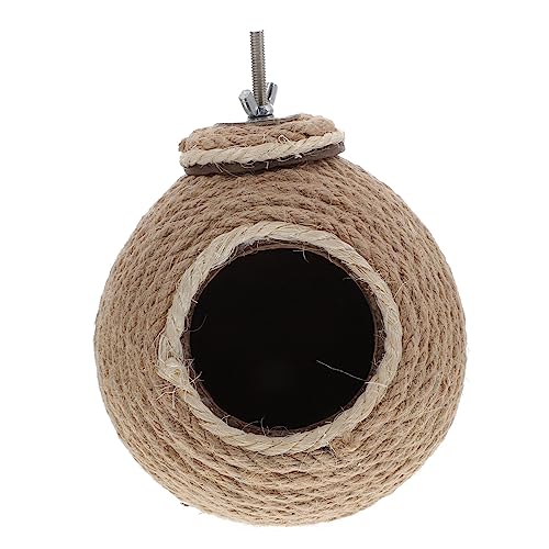 minkissy Vogelnest Gartenarbeit Vogelhaus Haus Hamster Vogel Schlüpfen Hängende Vogelhütte Stroh Vogel Vogelhaus Zarte Brutkäfig geschliffen Kokosnussschale minkissy Vogelnest Gartenarbeit Vogelhaus Haus Hamster Vogel Schlüpfen Hängende Vogelhütte Stroh Vogel Vogelhaus Zarte Brutkäfig geschliffen Kokosnussschale von minkissy