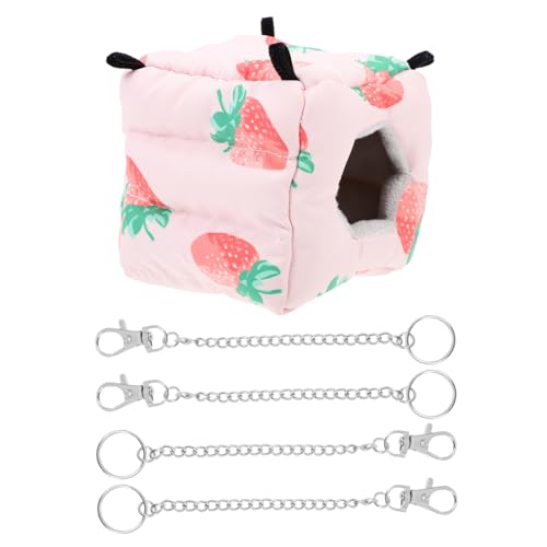 minkissy Warmer Schlafsack Hamsterbett Schlafsack Schlafen Ruhebett Baumwolle Hamster-Hängematte von minkissy