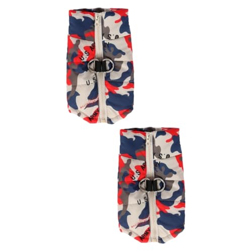 minkissy 2 Stücke Hund Regen Mäntel 3XL Rot Camouflage Winddicht Pet Supplies Warme Stilvolle Hund Jacke minkissy 2 Stücke Hund Regen Mäntel 3XL Rot Camouflage Winddicht Pet Supplies Warme Stilvolle Hund Jacke von minkissy