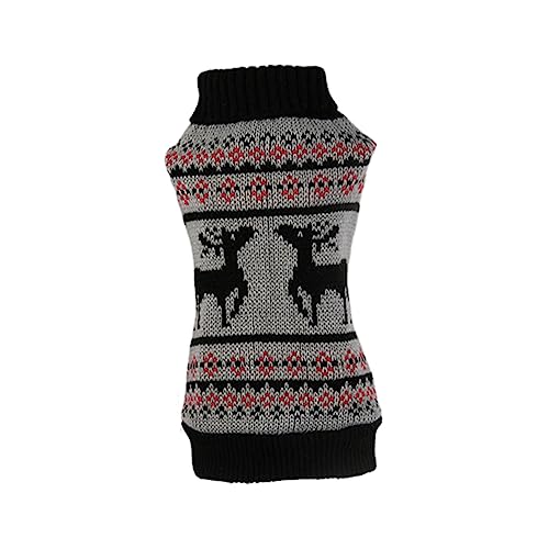 minkissy Modischer Weihnachtspullover Mit Hirschmotiv Für Hunde – Warme Und Atmungsaktive Hundekleidung – Perfekt Für Partys Und Outdoor-aktivitäten – Größe Xs minkissy Modischer Weihnachtspullover Mit Hirschmotiv Für Hunde – Warme Und Atmungsaktive Hundekleidung – Perfekt Für Partys Und Outdoor-aktivitäten – Größe Xs von minkissy