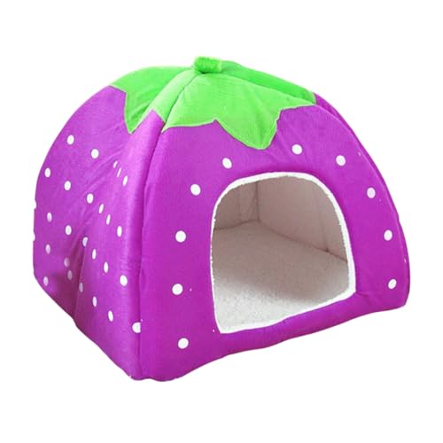 minkissy Yurt Zelt Hundehaus Bett Katzenbett Abnehmbares Haustier Lila minkissy Yurt Zelt Hundehaus Bett Katzenbett Abnehmbares Haustier Lila von minkissy