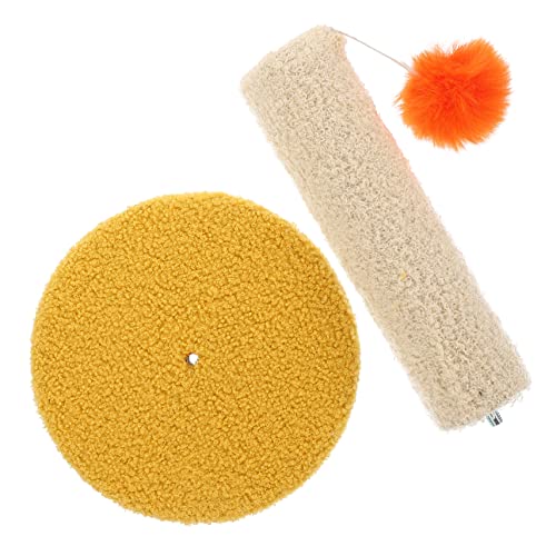 minkissy cat pet toy toys for cat decorative cat scratcher cat activity center cute cat toys cat scratchers for indoor cats toy for cat pet toys large cat scratching post flannelette von minkissy