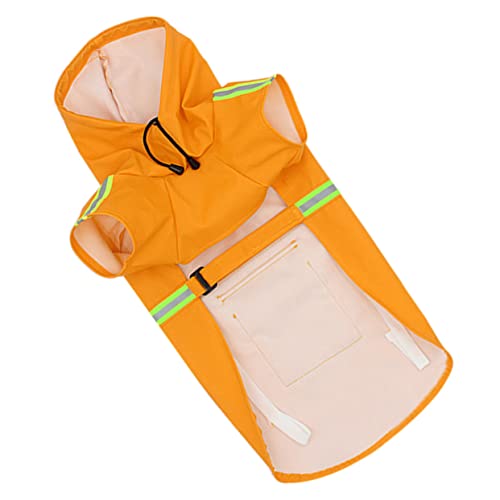 minkissy dog raincoat Rain Coat for Dogs yellow rain coat Dog Coat safety rain coat dog supplies dog rain gear Dog Rain Coat dog accessory raincoat for dogs nylon large dog jacket von minkissy