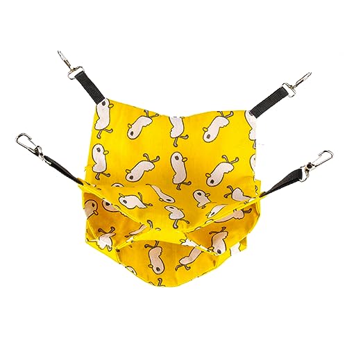 minkissy hamster honig bag small animal bed small animal cage hammock hamster hanging hammock hamster sleeping bag small pet winter sack kitten lying hammock sugar bag cotton linen Frettchen von minkissy