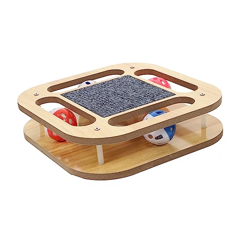 minkissy Cat Scratching Board Interaktives Katzenspielzeug Mit -drehteller Großer Kratzbrett Für Katzen Fördert Und Und Für Kleine Und Mittelgroße Haustiere minkissy Cat Scratching Board Interaktives Katzenspielzeug Mit -drehteller Großer Kratzbrett Für Katzen Fördert Und Und Für Kleine Und Mittelgroße Haustiere von minkissy