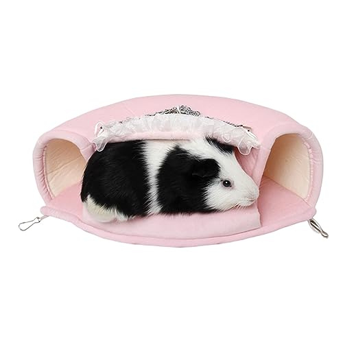 minkissy Igel Tunnel Eichhörnchen Hausbett Schlafsack für Kleintiere Eichhörnchenbett Maus Bett Igeltasche Hamster Hängende Hängematte für Haustiere Haustier hängendes Bett Winter Wiege von minkissy