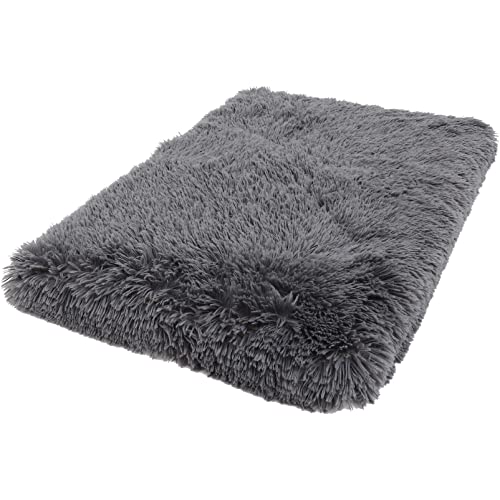 minkissy pet Litter Fluffy mat for Dogs Thermal cat Bed pet Crate mat Dog Crate Cushion Dog Cushion for Crate warm cat Bed Large Dog Bed Dog beds for medium Dogs Flannel Rectangle Puppy von minkissy
