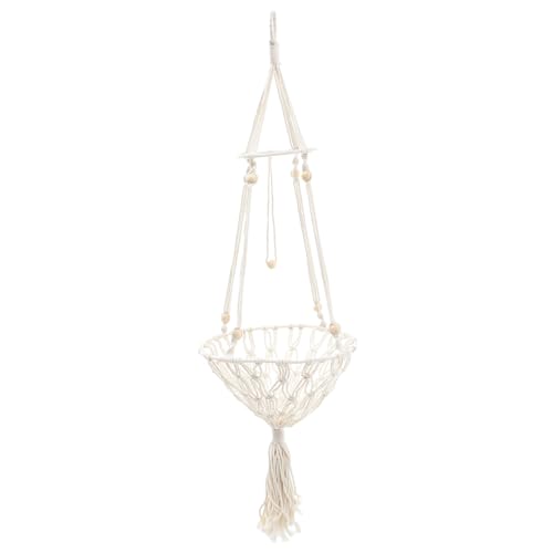 minkissy pet hammock bohemia hanging basket cat nest cat cage Nest Supple Cat Nest cat hammock for window fruit cat window perch macrame cat swing Comfortable Cat Nest hanger puppy iron von minkissy