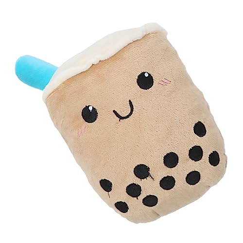 minkissy pet teething toys crinkle dog toy cat interactive toy milk tea dog toy pet playing toy dog biting toy kitten teething toy cat plaything cat chewing toy Plush cleaning stick the dog von minkissy