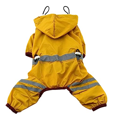 minkissy Hunde-Regenjacke – Einlagige PVC-regenbekleidung – & Atmungsaktiv – Haustier-Regenmantel Für/mittelgroße Hunde – Elastischer Rand – S minkissy Hunde-Regenjacke – Einlagige PVC-regenbekleidung – & Atmungsaktiv – Haustier-Regenmantel Für/mittelgroße Hunde – Elastischer Rand – S von minkissy