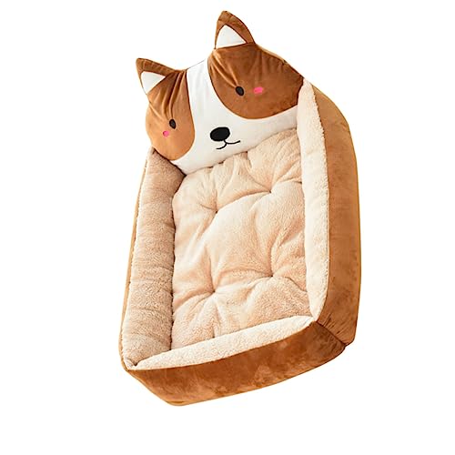 minkissy Verdicktes Hundebett 50 cm Haustierbett Für Katzen Hunde Tierarztbett Glatt Kaffee minkissy Verdicktes Hundebett 50 cm Haustierbett Für Katzen Hunde Tierarztbett Glatt Kaffee von minkissy