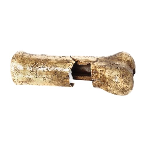 Harz-Reptilien-Versteck Höhle Dinosaurier Skelett Dekor für Bartagamen, Frösche, Fische Harz-Reptilien-Versteck Höhle Dinosaurier Skelett Dekor für Bartagamen, Frösche, Fische von misppro