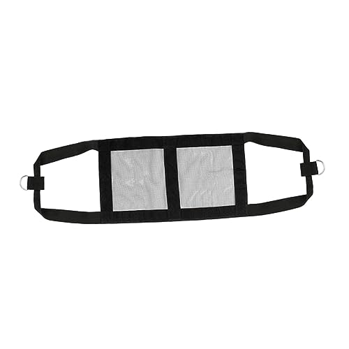 Verstellbares Lamm-Wiegeband – robuste Nylontasche für Ziegen, Haustiere und Nutztiere – 48 x 30 cm, Schwarz von misppro