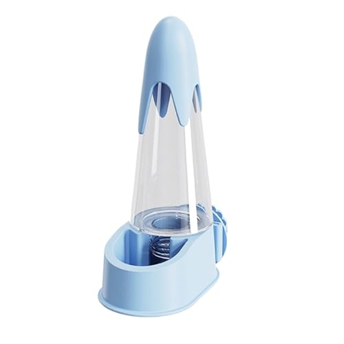 Bird Water Dispenser, Automatic Cage Feeder, Easy Install Pet Hydration Solution for Cockatiels Lovebirds Small Medium Birds Habitat Use, 6x9.5x16.5cm 125ml White Blue von mivceklw