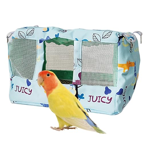 Breathable Bird Nest, bequemes Vogelzelt, Cockatiel Käfigbett, Conure Snuggle Hut mit wasserdichtem und robustem Material für Lovebirds, oder andere kleine Vögel, 1 Stück von mivceklw
