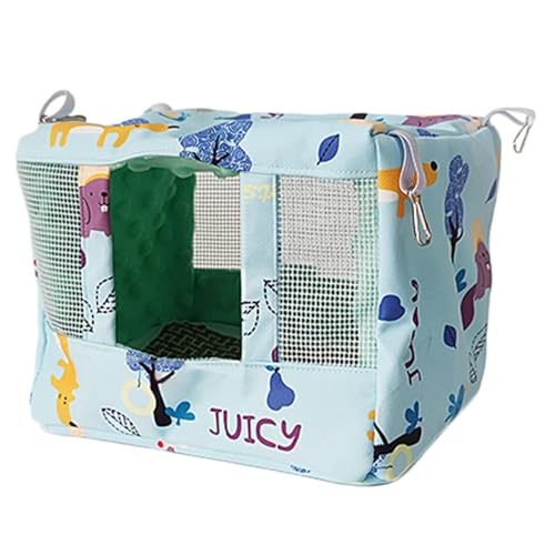 Breathable Bird Nest, bequemes Vogelzelt, Cockatiel Käfigbett, Conure Snuggle Hut mit wasserdichtem und robustem Material für Lovebirds, oder andere kleine Vögel, 1 Stück von mivceklw