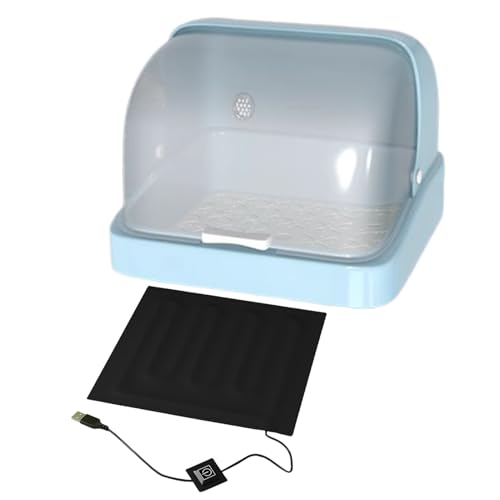 Chicken Brooder Box, Bird Incubator Box, Chick Warmer Supplies with Adjustable Temperature Heating and Safe Habitat for Baby Chicks, Hatchlings, Or Ducklings, 1 Stück von mivceklw