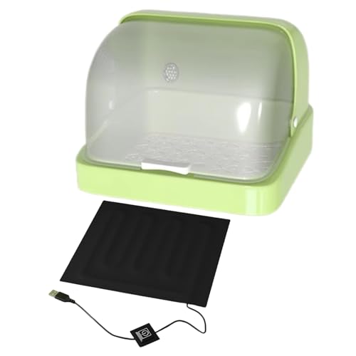 Chicken Brooder Box, Bird Incubator Box, Chick Warmer Supplies with Adjustable Temperature Heating and Safe Habitat for Baby Chicks, Hatchlings, Or Ducklings, 1 Stück von mivceklw