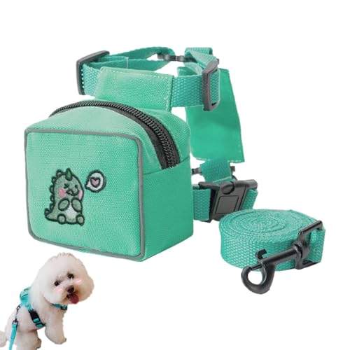 Dog Backpack Harness, Cartoon Dog Back Pack, Adjustable Pet Straps, Colorful Puppy Harness with Versatile Functionality and Charming Design for Travel, and Adventures, 1 Piece Dog Backpack Harness, Cartoon Dog Back Pack, Adjustable Pet Straps, Colorful Puppy Harness with Versatile Functionality and Charming Design for Travel, and Adventures, 1 Piece von mivceklw