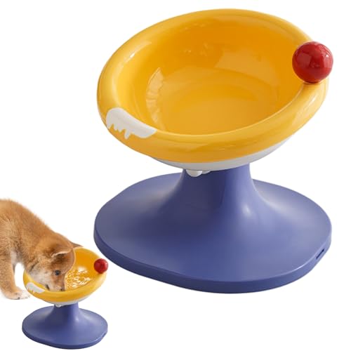 Elevated Cat Bowls, Adjustable Cat Feeder, Sturdy Pet Feeding Station with Deep and Stable Bowl Structure for Apartments or Small Spaces, 7.09x7.09x6.1 Inches Elevated Cat Bowls, Adjustable Cat Feeder, Sturdy Pet Feeding Station with Deep and Stable Bowl Structure for Apartments or Small Spaces, 7.09x7.09x6.1 Inches von mivceklw