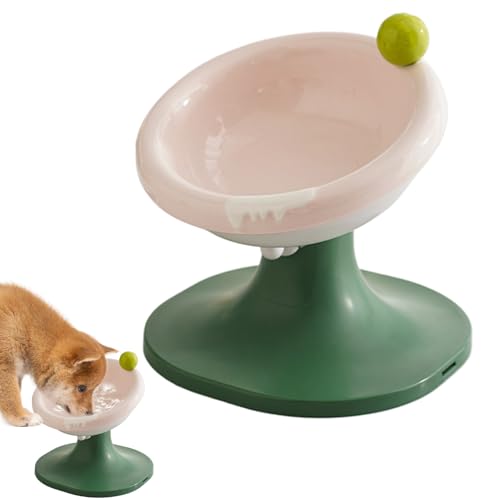 Elevated Cat Bowls, Adjustable Cat Feeder, Sturdy Pet Feeding Station with Deep and Stable Bowl Structure for Apartments or Small Spaces, 7.09x7.09x6.1 Inches Elevated Cat Bowls, Adjustable Cat Feeder, Sturdy Pet Feeding Station with Deep and Stable Bowl Structure for Apartments or Small Spaces, 7.09x7.09x6.1 Inches von mivceklw