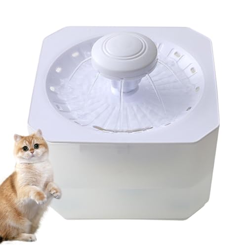 Pet Fountain, Cat Water Dispenser, Cat Fountain with Quiet, Efficient Operations and Large 2.5L Capacity for Continuous Hydration of any Pets, 7.48 x 7.48 x 6.3 inches Pet Fountain, Cat Water Dispenser, Cat Fountain with Quiet, Efficient Operations and Large 2.5L Capacity for Continuous Hydration of any Pets, 7.48 x 7.48 x 6.3 inches von mivceklw