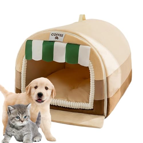 Pet House Bed, Dog Sleeping Bed, Geräumiges Yet Sturdy und kompaktes Design, Katzen-Winternest, Haustier-Nesting Spots für Katzen, Hunde und Puppies, 33,78 x 11,81 x 11,81 cm Pet House Bed, Dog Sleeping Bed, Geräumiges Yet Sturdy und kompaktes Design, Katzen-Winternest, Haustier-Nesting Spots für Katzen, Hunde und Puppies, 33,78 x 11,81 x 11,81 cm von mivceklw