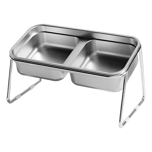 Raised Cat Food Bowls, Double Bowl Raised Cat Food Bowl, Tilted Cat Food and Water Bowl, Pet Feeder Bowl for Cats, Stainless Steel Cat Food Bowl, Raised Pet Feeding Bowl, Tilted Cat Food Dish Raised Cat Food Bowls, Double Bowl Raised Cat Food Bowl, Tilted Cat Food and Water Bowl, Pet Feeder Bowl for Cats, Stainless Steel Cat Food Bowl, Raised Pet Feeding Bowl, Tilted Cat Food Dish von mivceklw