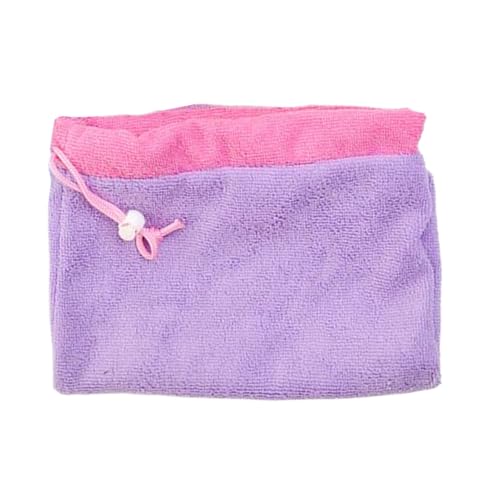 mivceklw Badetasche für Kleintiere, Trocknungstasche für Hamster, weich, saugfähig, mit Kordelzug, für Kaninchen, Welpen, Hamster, Kätzchen, , Maus, Bardrache von mivceklw