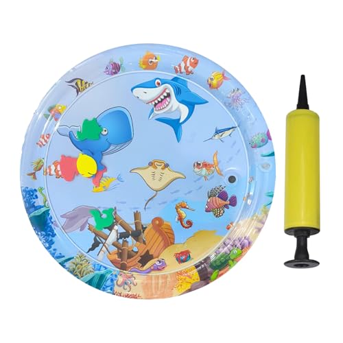 mivceklw Cute Cat Water Mat, Versatile Cooling Cat Mat, Inflatable Kitten Pad with Refreshing Effect and Thickened Material for Both Indoor or Outdoor Use, 1 Piece von mivceklw
