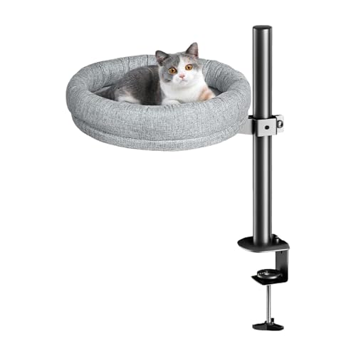 mivceklw Desktop Cat Bed with Pet Mat, Comfortable Kitten Furniture Shelf Attachment, Easy-to-Install Tabletop Cat Lounger for Study Rooms and Dorms, Compact Desk Cat Bed for Work and Study Areas mivceklw Desktop Cat Bed with Pet Mat, Comfortable Kitten Furniture Shelf Attachment, Easy-to-Install Tabletop Cat Lounger for Study Rooms and Dorms, Compact Desk Cat Bed for Work and Study Areas von mivceklw