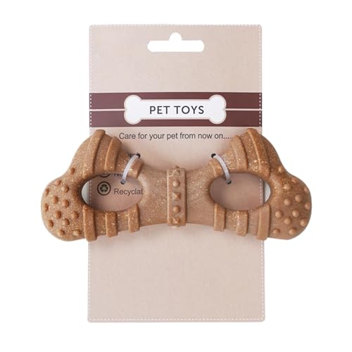 mivceklw Dog Toys Chewers, Unzerstörbares Tug Toy, Boredom Relief Entertainment, Travel Training Playtime Aid, Pet Supplies for Keeping Your Dog Active and Aggressive Dogs, 13,5 cm Wood mivceklw Dog Toys Chewers, Unzerstörbares Tug Toy, Boredom Relief Entertainment, Travel Training Playtime Aid, Pet Supplies for Keeping Your Dog Active and Aggressive Dogs, 13,5 cm Wood von mivceklw