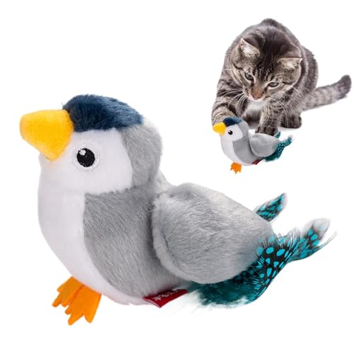mivceklw Flapping Bird Cat Toy with Realistic Flying Movement, Chirping Bird Cat Toy for Exercise and, Interactive Cat Activity Toy for Home, Keeps Cats Entertained and Engaged mivceklw Flapping Bird Cat Toy with Realistic Flying Movement, Chirping Bird Cat Toy for Exercise and, Interactive Cat Activity Toy for Home, Keeps Cats Entertained and Engaged von mivceklw
