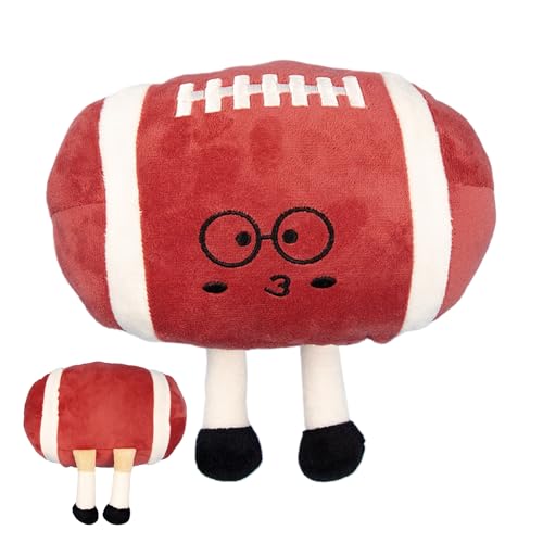 mivceklw Football Für Hunde,Gefüllter Fußball Quietschspielzeug Für Haustiere | Interaktiver Weicher Knisterstoff Für Welpe Katze Zerr Werf HOL Spiel Jagd Weihnachten Zuhause | Für Zuhause von mivceklw