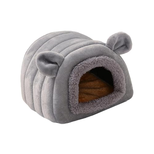 mivceklw Hamster Warm House, Winter Hamster Bed, Hamster Sleeping Nest, Hedgehog Warm Bed with Cozy and Soft Plush Pet Nest Design for Small Animals in Cold Weather (1 Piece) von mivceklw