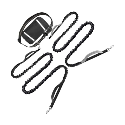 mivceklw Hundeleine Mit Reflektierendem Seil - Reflektierendes Zuggeschirr Mit Bauchtasche Für Laufen Urban Travel Radfahren,Reflektierende Hundeleine Für Jogging, Wanderungen, Outdoor-Aktivitäten Und mivceklw Hundeleine Mit Reflektierendem Seil - Reflektierendes Zuggeschirr Mit Bauchtasche Für Laufen Urban Travel Radfahren,Reflektierende Hundeleine Für Jogging, Wanderungen, Outdoor-Aktivitäten Und von mivceklw