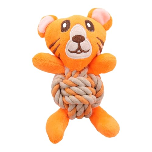 mivceklw Plüsch-Hundespielzeug mit Quietschern, interaktives Kauspielzeug für kleine und mittelgroße Hunde, weich getuftetes Tier mit Baumwollrolle, robustes Spielzeug für Spaß und Training mivceklw Plüsch-Hundespielzeug mit Quietschern, interaktives Kauspielzeug für kleine und mittelgroße Hunde, weich getuftetes Tier mit Baumwollrolle, robustes Spielzeug für Spaß und Training von mivceklw