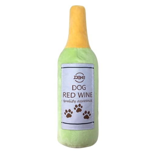mivceklw Plüsch-Spielzeug zum Squeakieren des Hundes, Plüsch-Bierflasche, gefüllt, Kaugummi, Hundespielzeug für Welpen, interaktive Spiele, Haustierbedarf für kleine, mittelgroße und große Bremsen mivceklw Plüsch-Spielzeug zum Squeakieren des Hundes, Plüsch-Bierflasche, gefüllt, Kaugummi, Hundespielzeug für Welpen, interaktive Spiele, Haustierbedarf für kleine, mittelgroße und große Bremsen von mivceklw