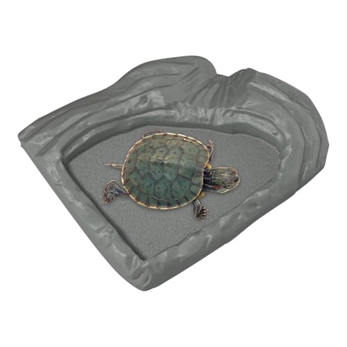 mivceklw Schildkröten Wasserschüssel,Schlangen Futterbecken - Wassernapf Mit Breiter Öffnung Für Futter Und Wasser Im Terrarium Und Freiland Für Gecko, Bartagamen, Schlange Reptilien von mivceklw