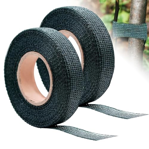 mizikuu 2 Stück Baumanbinder, Pflanzenband 3 cm × 50 m Baumbefestigung Bindeband Pflanzenfreundlich Luftdurchlässig PVC Pflanzenbinder Baumbindeband für Fixieren und Binden Von Bäumen, Grün mizikuu 2 Stück Baumanbinder, Pflanzenband 3 cm × 50 m Baumbefestigung Bindeband Pflanzenfreundlich Luftdurchlässig PVC Pflanzenbinder Baumbindeband für Fixieren und Binden Von Bäumen, Grün von mizikuu