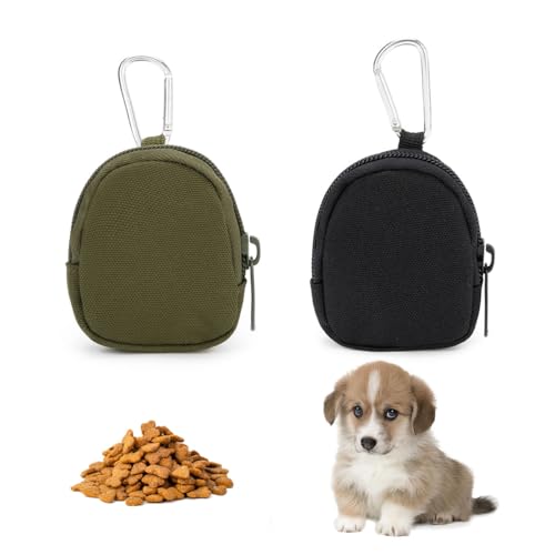 mkemka 2 Stück Coin Purse mit Reißverschluss Purses Nylon Canvas Ringtasche Hunde Leckerlitasche Mit Karabiner Schlüsseltasche mkemka 2 Stück Coin Purse mit Reißverschluss Purses Nylon Canvas Ringtasche Hunde Leckerlitasche Mit Karabiner Schlüsseltasche von mkemka