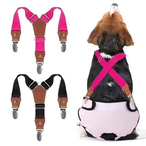 mohito 2 Stück Hunde-Hosenträger,Hosenträger für Windeln, Hunde Hosenträger für Haustiere,Geeignet für Windelkleidung für HaustiereVerstellbare GrößeRückenriemenBauchriemenSchwarz + Hellrosa Farbe mohito 2 Stück Hunde-Hosenträger,Hosenträger für Windeln, Hunde Hosenträger für Haustiere,Geeignet für Windelkleidung für HaustiereVerstellbare GrößeRückenriemenBauchriemenSchwarz + Hellrosa Farbe von mohito
