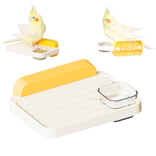 Sitzstangen für Wellensittiche, Wellensittich Zubehör Acryl, Wellensittich Schaukel mit 1 Futternapf, Vogelschaukel Abnehmbar, Vogelkäfig Zubehör für Kleine Haustiere Wie Vögel und Hamster Sitzstangen für Wellensittiche, Wellensittich Zubehör Acryl, Wellensittich Schaukel mit 1 Futternapf, Vogelschaukel Abnehmbar, Vogelkäfig Zubehör für Kleine Haustiere Wie Vögel und Hamster von momgyaamz
