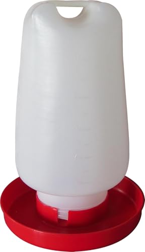 monkey ladder Runde Vogeltränke, 8 Liter, aus langlebigem Kunststoff, ideal für den Außenbereich, leicht zu reinigen und zu befüllen von monkey ladder