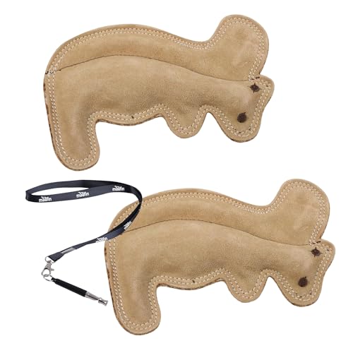 Pet Training Hundespielzeug aus Edelstahl, mit Klicker, Whi und Ethical Pet Dura-Fused 20,3 cm, klein, Eichhörnchen, 2 Stück von moofin