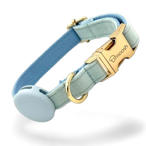Luxus-Hundehalsband aus Samt mit Airtag-Halterung - Eleganz & Sicherheit für Ihren Vierbeiner in Allen Größen Luxus-Hundehalsband aus Samt mit Airtag-Halterung - Eleganz & Sicherheit für Ihren Vierbeiner in Allen Größen von moosh