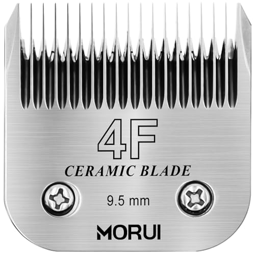 morui 4F Schnittlänge 9,5 mm, abnehmbare Keramik-Klingen für Haustiere, kompatibel mit den meisten Andis, Oster A5 Wahl KM Series Schermaschinen morui 4F Schnittlänge 9,5 mm, abnehmbare Keramik-Klingen für Haustiere, kompatibel mit den meisten Andis, Oster A5 Wahl KM Series Schermaschinen von morui