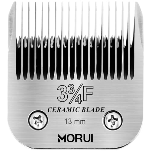 morui Schermaschine für Haustiere, 13 mm, abnehmbare Keramik-Klingen für Hunde, kompatibel mit den meisten Andis, Oster A5 Wahl KM Series Schermaschinen morui Schermaschine für Haustiere, 13 mm, abnehmbare Keramik-Klingen für Hunde, kompatibel mit den meisten Andis, Oster A5 Wahl KM Series Schermaschinen von morui