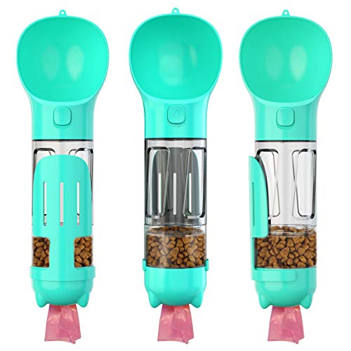 mqooqm Hundetasse für den Außenbereich, tragbarer Reise-Trinkbecher (blau, 500 ml) von mqooqm
