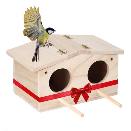 mumisuto Nistkasten für Vögel für Draußen Wetterfest, Vogelhaus Bausatz Kinder Holz mit Doppelflügeltür, Vogelhäuschen ideal für Meisen, Spatzen & Andere Kleine Vögel, 23 x 12,9 x 12,5 cm mumisuto Nistkasten für Vögel für Draußen Wetterfest, Vogelhaus Bausatz Kinder Holz mit Doppelflügeltür, Vogelhäuschen ideal für Meisen, Spatzen & Andere Kleine Vögel, 23 x 12,9 x 12,5 cm von mumisuto